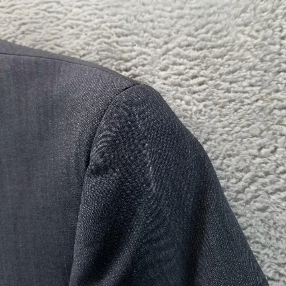 Brooks Brothers Suit Jacket‎ Mens 40L Gray Explorer Regent Fit Stretch 2 Button
